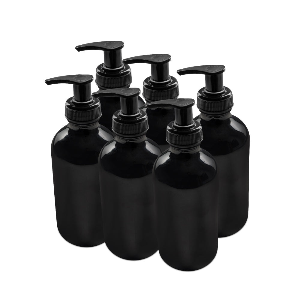 Glass pump bottles