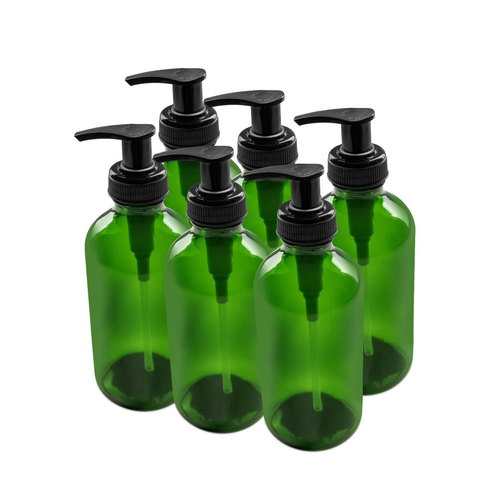 Glass pump bottles
