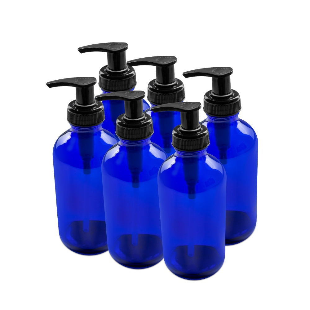Glass pump bottles